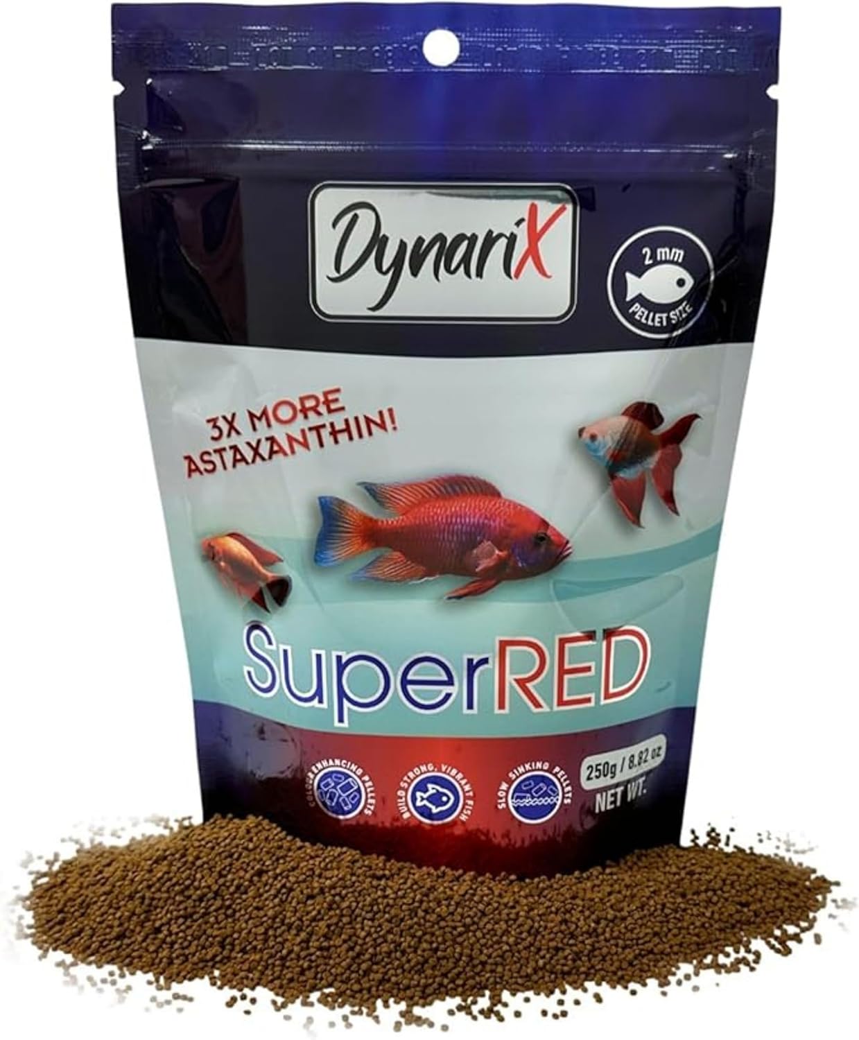Northfin DynariX SuperRED fish food front view packaging
