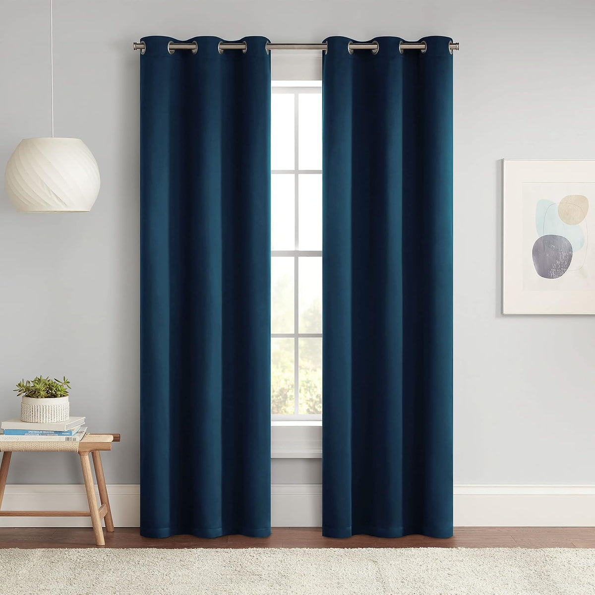 Eclipse Darrell solid color drapery lifestyle setting