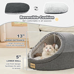 Jiupety cat bed with hanging toy for kittens