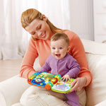VTech Musical Rhymes Book Red slide and twist play pieces detail
