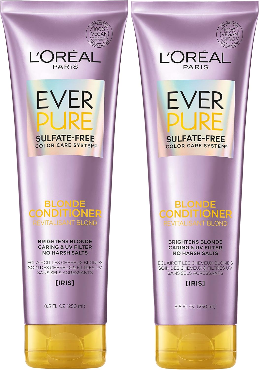L'Oreal Paris EverPure Blonde Shampoo dual pack promotional display