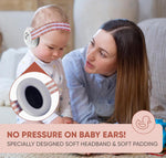 Lunobaby hearing protection ear cups close up