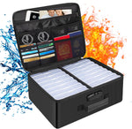 DocSafe fireproof photo storage box with combination lock front view