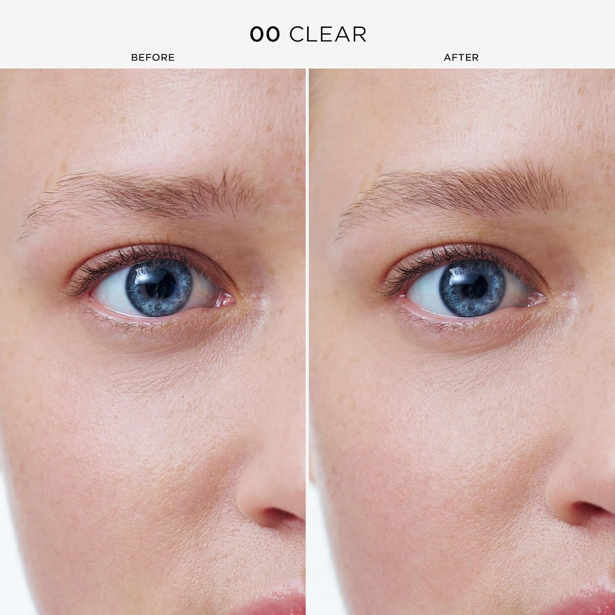 Clarins clear eyebrow setting gel tube closeup