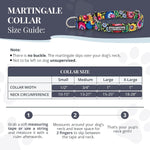 High density polyester webbing martingale dog collar with weatherproof steel D ring.