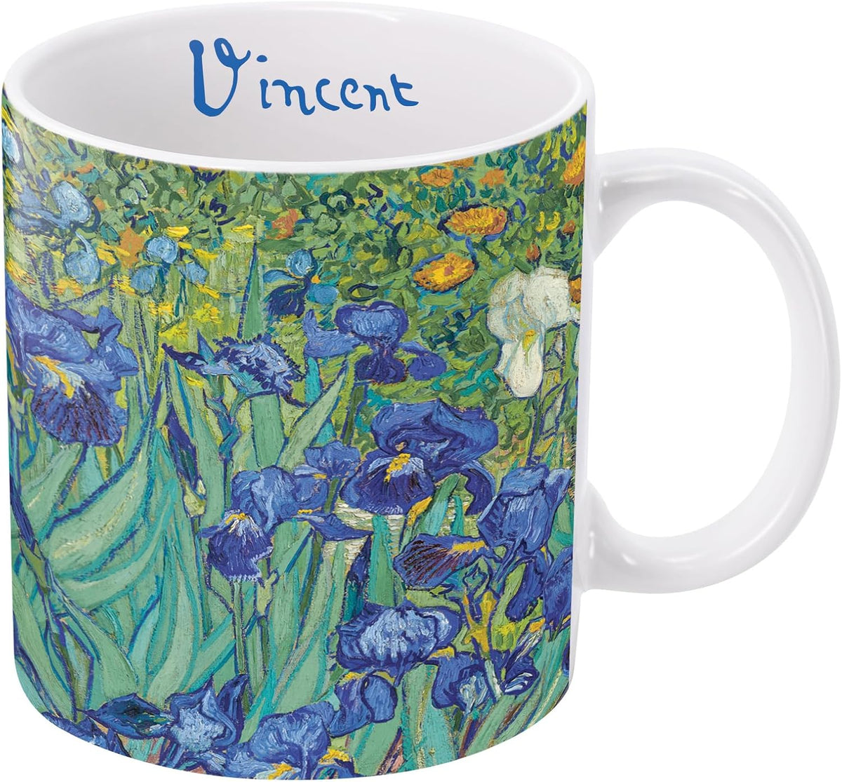 RainCaper van Gogh Large Ceramic Fine Art Coffee and Tea Mug for Home and Office, 14 Oz Dishwasher and Microwave Safe Cafe Terrace - Image 9