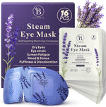 Bloomora lavender steam eye mask front box packaging view
