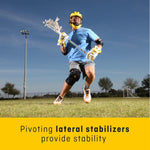 Futuro adjustable knee brace lateral side hinges