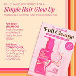 Grande Cosmetics GrandeHAIR Full Cleanse Travel Kit complete set display