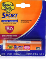 Banana Boat Sport Performance Sunscreen Lip Balm front view packaging