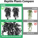 Bendable wire stems on Hamiledyi terrarium plants showing flexibility