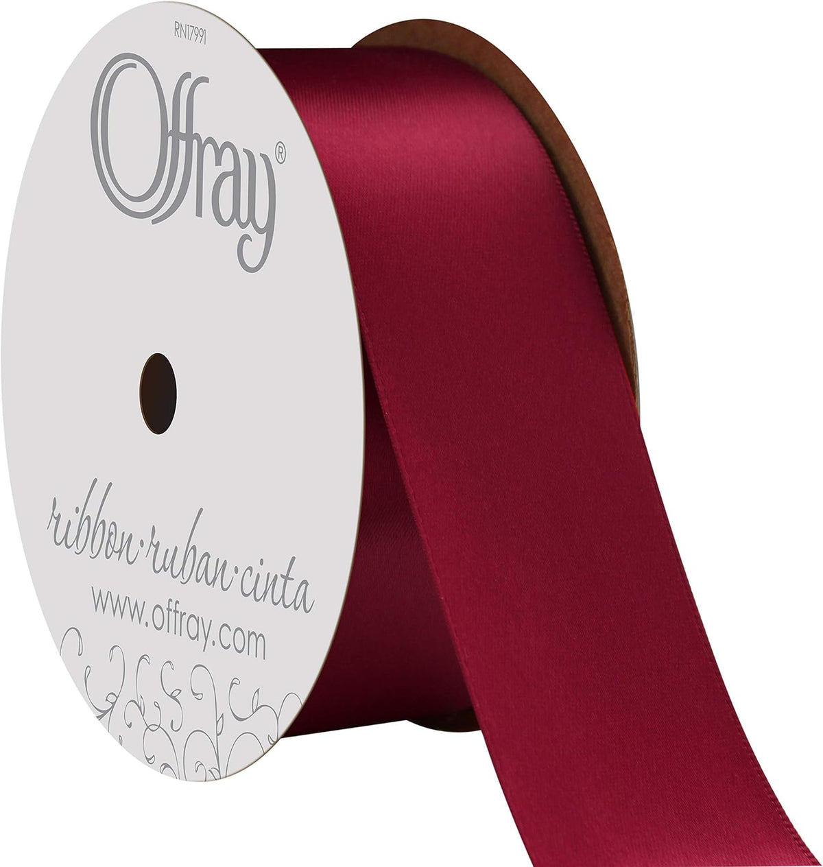 Silver gray ribbon for wedding decoration