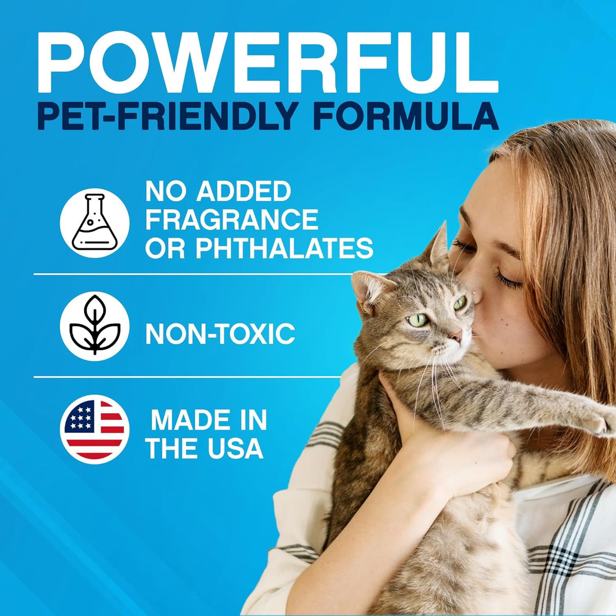 USA imported NonScents cat litter box freshener bottle for home hygiene