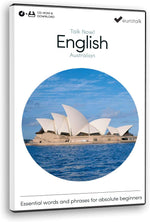 EuroTalk Talk Now Australian English software front view packaging cover