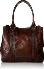 FRYE Melissa Tote lifestyle shot showcasing daily storage capacity