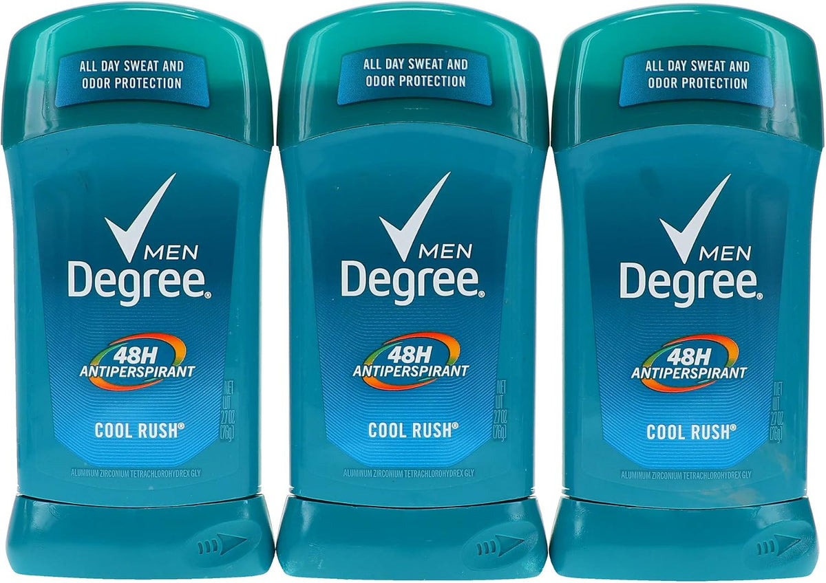 Degree Cool Rush 2.7 Ounce pack of two layout