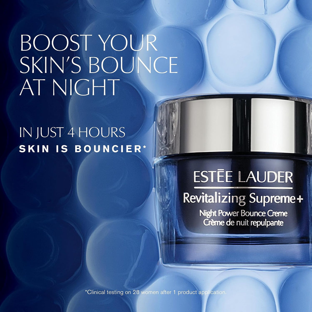 Authentic Estee Lauder imported skincare product packaging.