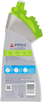 Bissell Pro Oxy Stain Destroyer Pet being used on a carpet stain