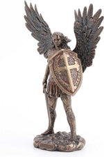 Veronese Design Saint Michael Archangel Statue sword and shield close up