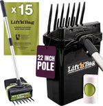 Neater Pet Brands Lift N Bag dog pooper scooper front view for premium pet yard maintenance.
