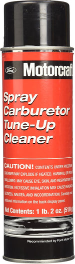 Motorcraft Ford Genuine Fluid PM-2 Carburetor Tune-Up Cleaner 18 Ounce front view aerosol can for engine maintenance
