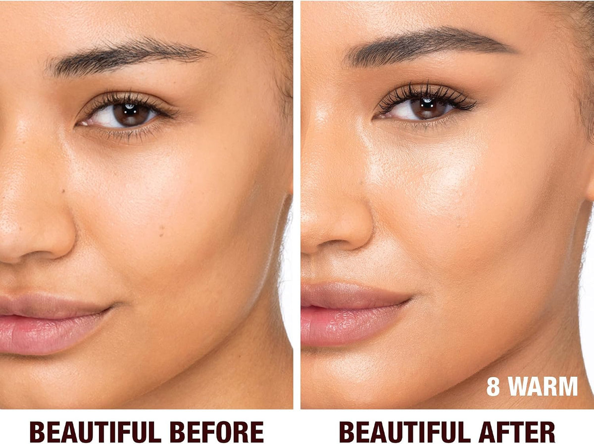Charlotte Tilbury hydrating liquid foundation rose gold pump