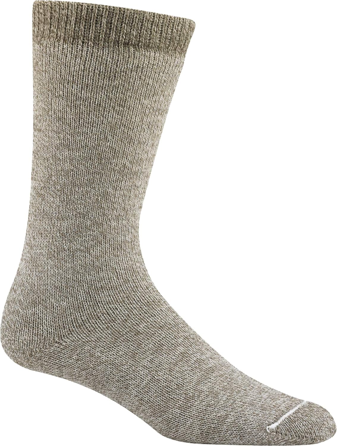 Wigwam Men's 40 Below Heavyweight Boot Socks front view showing charcoal grey twist thermal wool fabric.