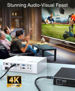 BlueRigger HDMI cable connected to gaming console setup