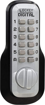 Adjustable deadbolt latch mechanism detail