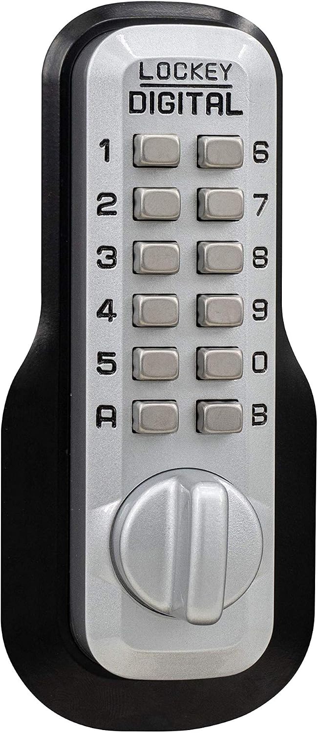 Adjustable deadbolt latch mechanism detail