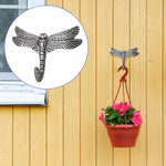 DEEKOUDT Pack of 2 Dragonfly Wall Hooks packaging and complete contents overview