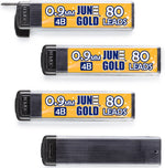 June Gold mechanical pencil lead refills front view packaging