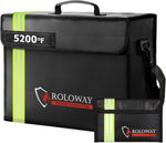 Fireproof Document & Money Bags, Large Fireproof & Water Resistant Bag (15 x 12 x 5 inches), Fireproof Folder Safe Bag for Cash, Valuables & Passport, with Silicone Coating & Zipper Closure - Image 9