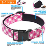 Ladoogo large dog collar with quick release buckle