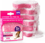 Spongeables Pedi Scrub Foot Exfoliating 5+ Wash Travel Sponge, Citron Eucalyptus, 1 Count - Image 10