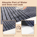 Pet resting comfortably on Bhyhok floor protector mat