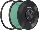 Freewell 77mm circular polarizer camera filter front view