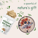 Micro Ingredients Organic Slippery Elm Bark Powder mixed in a glass of water