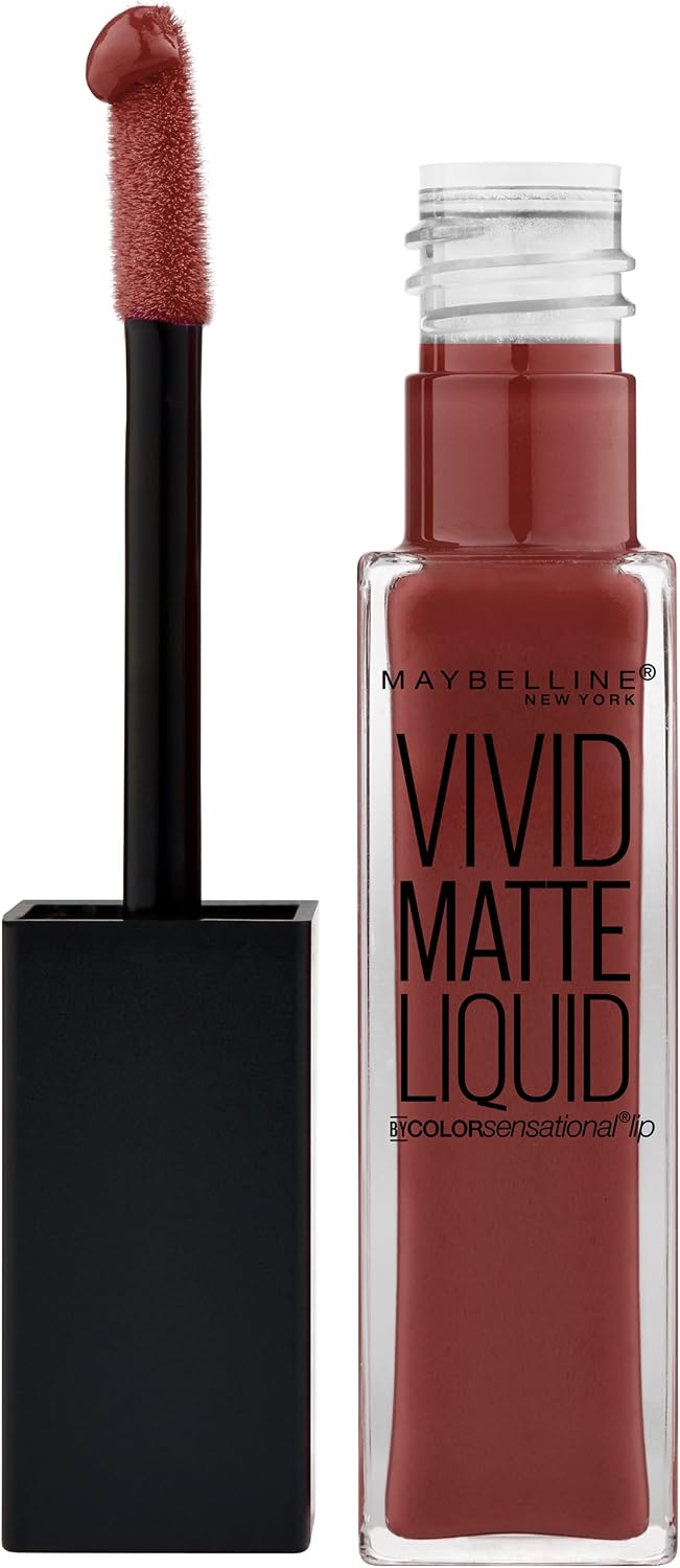 Maybelline New York Color Sensational Vivid Matte Liquid Lipstick, Corrupt Cranberry, 0.26 fl. oz. - Image 15