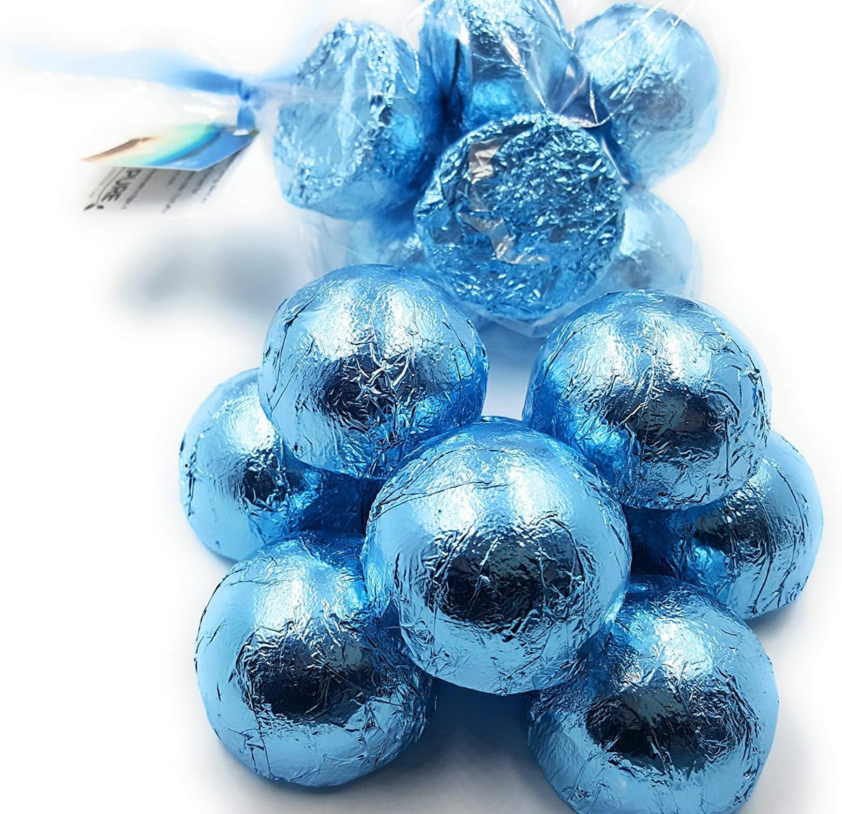 Aromatherapy shower bomb set showing foil wrapping details