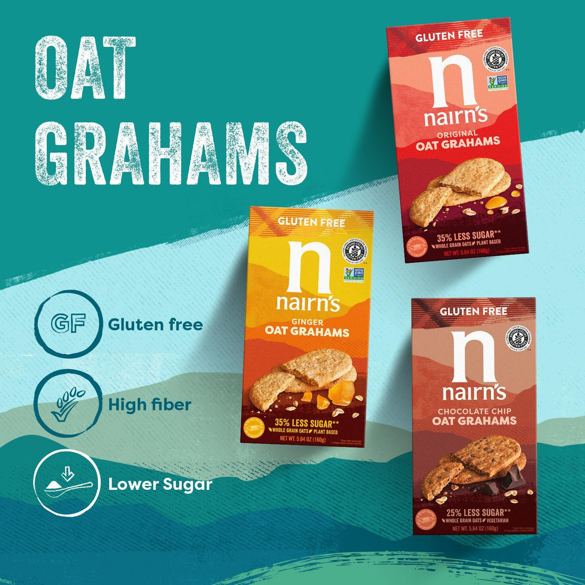 Nairn's Gluten Free Stem Ginger Snack Grahams, 5.64oz, Healthy, Tasty and Safe for Celiacs. Perfect On-the Go Snack. High Fiber, No Artificial Colors, Flavors, or Preservatives (Pack of 6) - Image 9