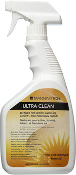 Mannington Ultra Clean 32 fluid ounce spray bottle front view floor cleaner