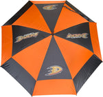 Team Golf NHL golf umbrella front view showing team logo branding
