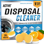 Active garbage disposal cleaner 24 pack front view