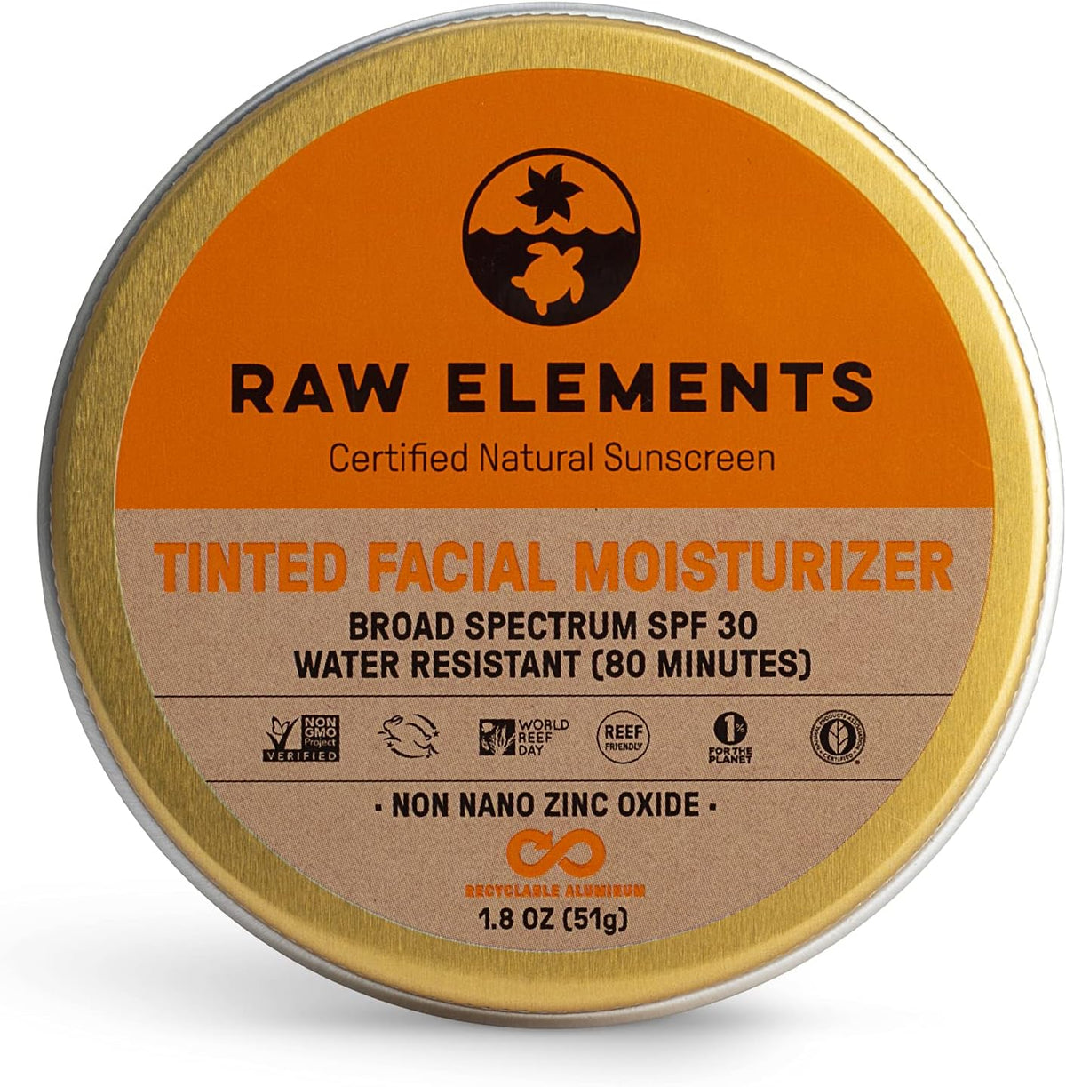 Raw Elements Ultra-Moisturizing Tinted Face Sunscreen, Island, 1-Pack | SPF 30, non-toxic mineral face sunscreen, daily tinted moisturizer cream, non-nano zinc oxide, reef-friendly, 1.8 oz - Image 11