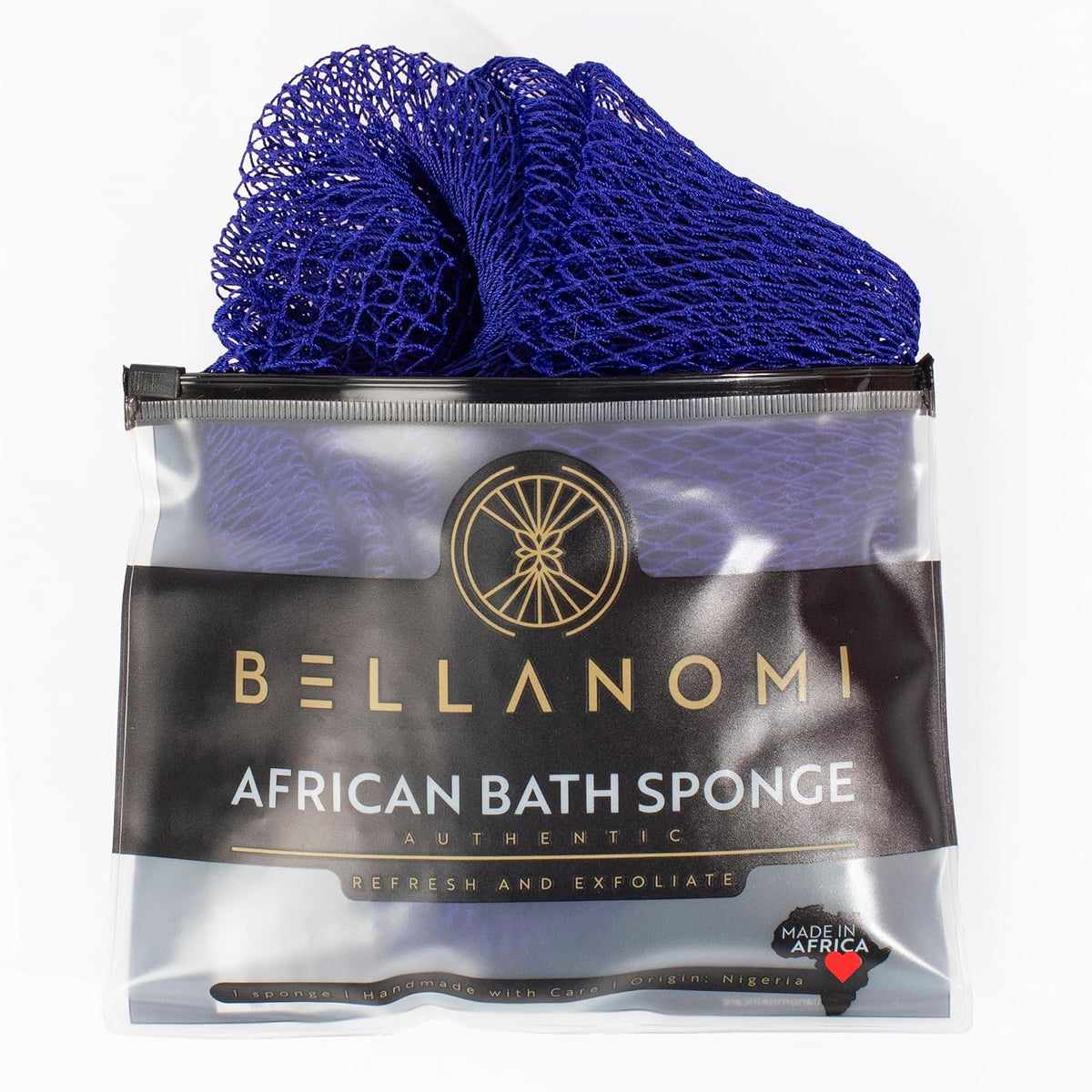 BELLANOMI African Exfoliating Net Sponge, Authentic, Ethically sourced from Nigeria, 45 inches Long, Back Scrubber for Daily use (Keylime) - Image 15