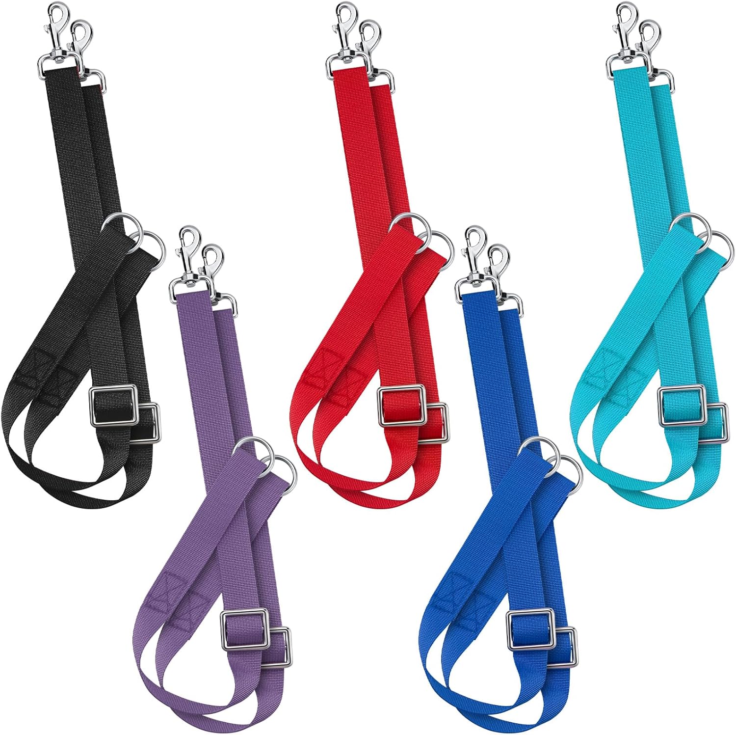 Clysee horse bucket straps front view showcasing adjustable nylon design