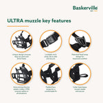 Baskerville size 3 muzzle side profile