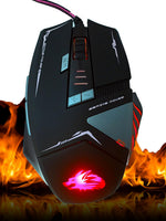 Rocksoul RSMS-00215 gaming mouse angled perspective in retail packaging style