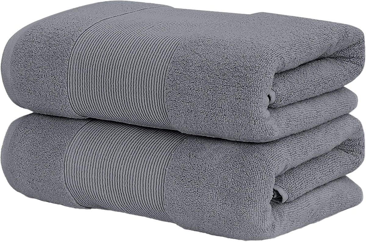 Modern Threads Air Cloud 6-Piece Towel Set - 100% Zero-Twist Cotton, 500 GSM, Quick Dry & Plush, Blue - Image 13